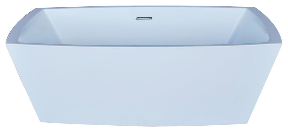 Atlantis Whirlpools Antione 32 x 67 Rectangle Acrylic Freestanding Bathtub