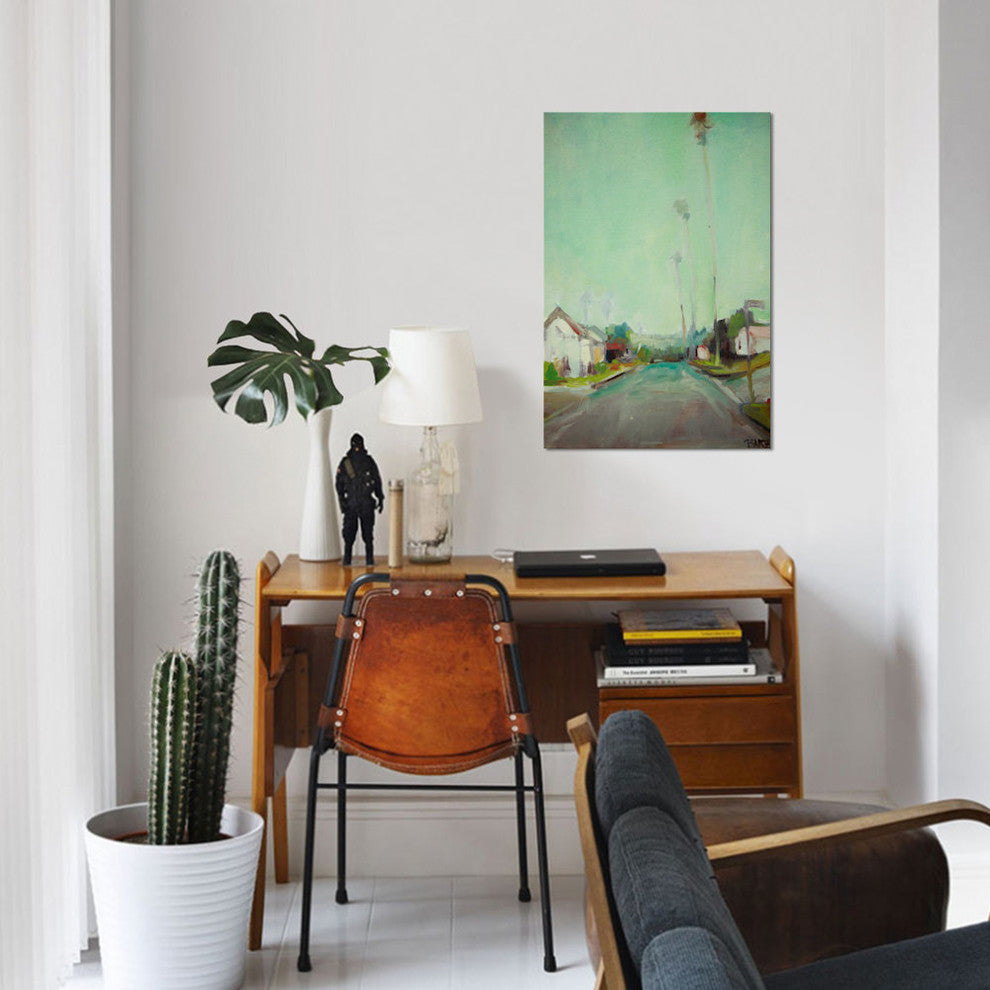 "Through The Neighborhood" by Eddie Barbini, Canvas Print, 26"x18"