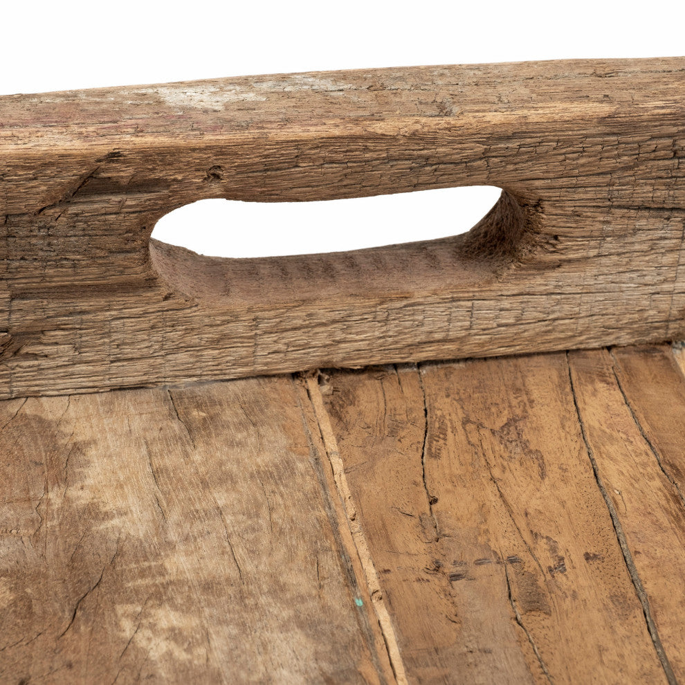 Carson Brown Reclaimed Wood Tray, Small
