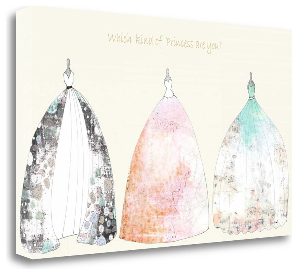 "Which Kind Of Princess Are You" By Sarah Ogren, Giclee on Gallery Wrap Canvas