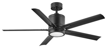 Hinkley Vail 52" LED Indoor/Outdoor Ceiling Fan, Matte Black