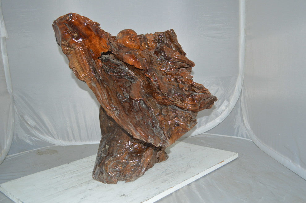 Wood Carved Buddha CC5 -  Size: 27"L x 24"W x 24"H.