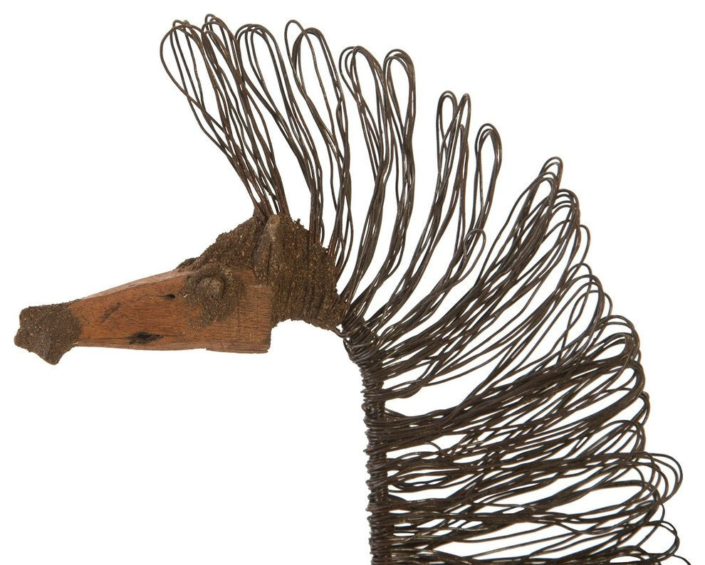 Wire Horse Sculpture, Big Body