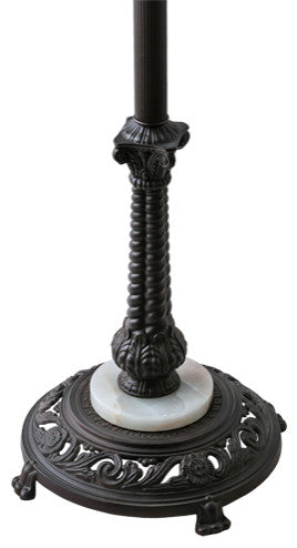 Meyda Lighting 228514 62" High Roseborder Floor Lamp