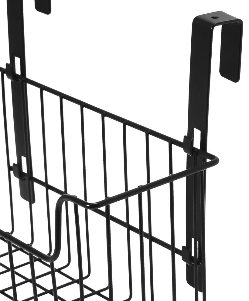 Over the Door Cut Out Metal Basket