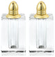 Badash H143G Spirit Gold Hand Made Crystal Salt Pepper Shaker