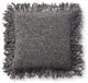 Loloi PLL0033 Charcoal 18" x 18" Cover w/Poly Pillow