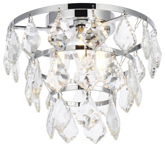 Evan 10" Flush Mount, Chrome