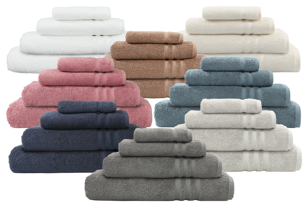 Denzi 4-Piece Towel Combination Set, Dark Gray