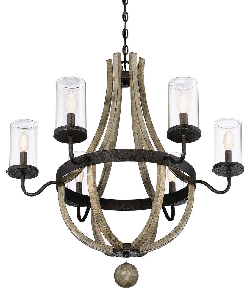 6-Light Outdoor Chandelier