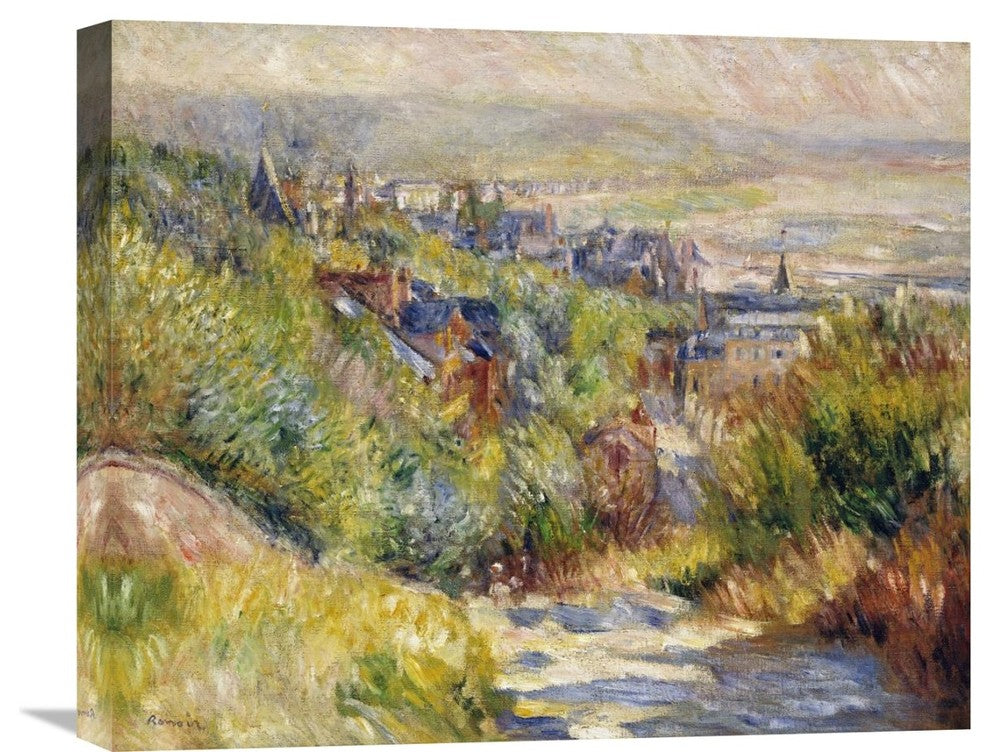 "The Heights at Trouville" Canvas Giclee by Pierre-Auguste Renoir, 22"x18"