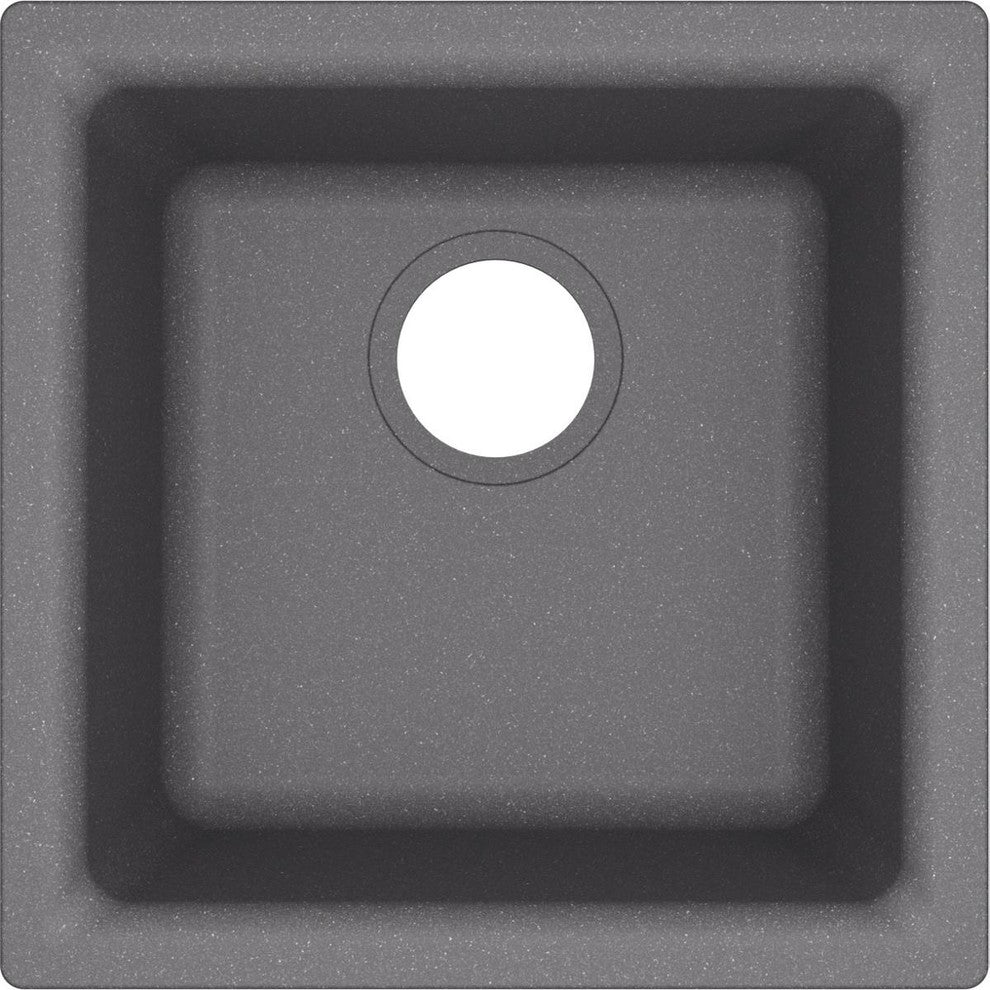 Elkay 15 3/4" Single Bowl Drop In/Undermount Bar/Prep Kitchen Sink, ELG1616GS0