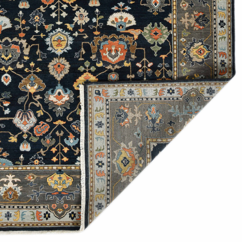 Antiquity Marian Area Rug, Navy Blue, 2' x 3', Persian
