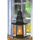 Large Yellow Glass Moroccan Style Lantern