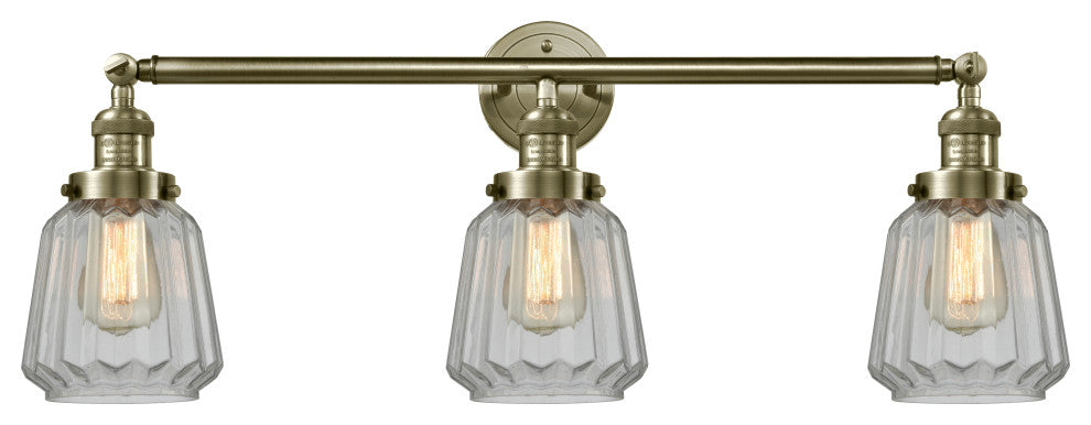 INNOVATIONS LIGHTING 205-AB-S-G142-LED Chatham 3 Light Bath Vanity Light