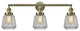 INNOVATIONS LIGHTING 205-AB-S-G142-LED Chatham 3 Light Bath Vanity Light