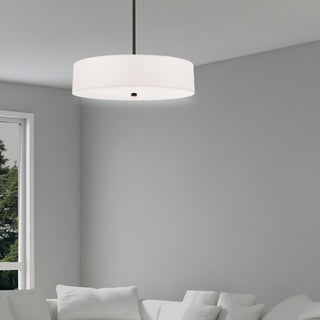 4-Light Incandescent Pendant, White