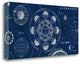 "Blueprint Astronomy" By Sue Schlabach, Giclee Print on Gallery Wrap Canvas