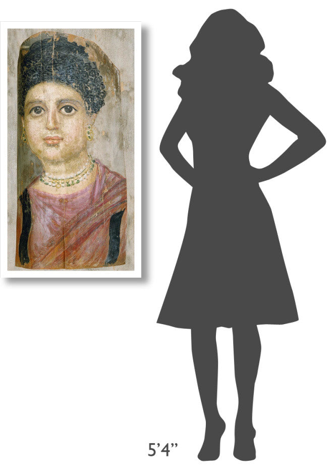 "Mummy Portrait" Print by Attributed to the Malibu Painter, 21"x38"