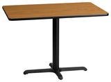 30x42 NA Laminate Table-X-Base
