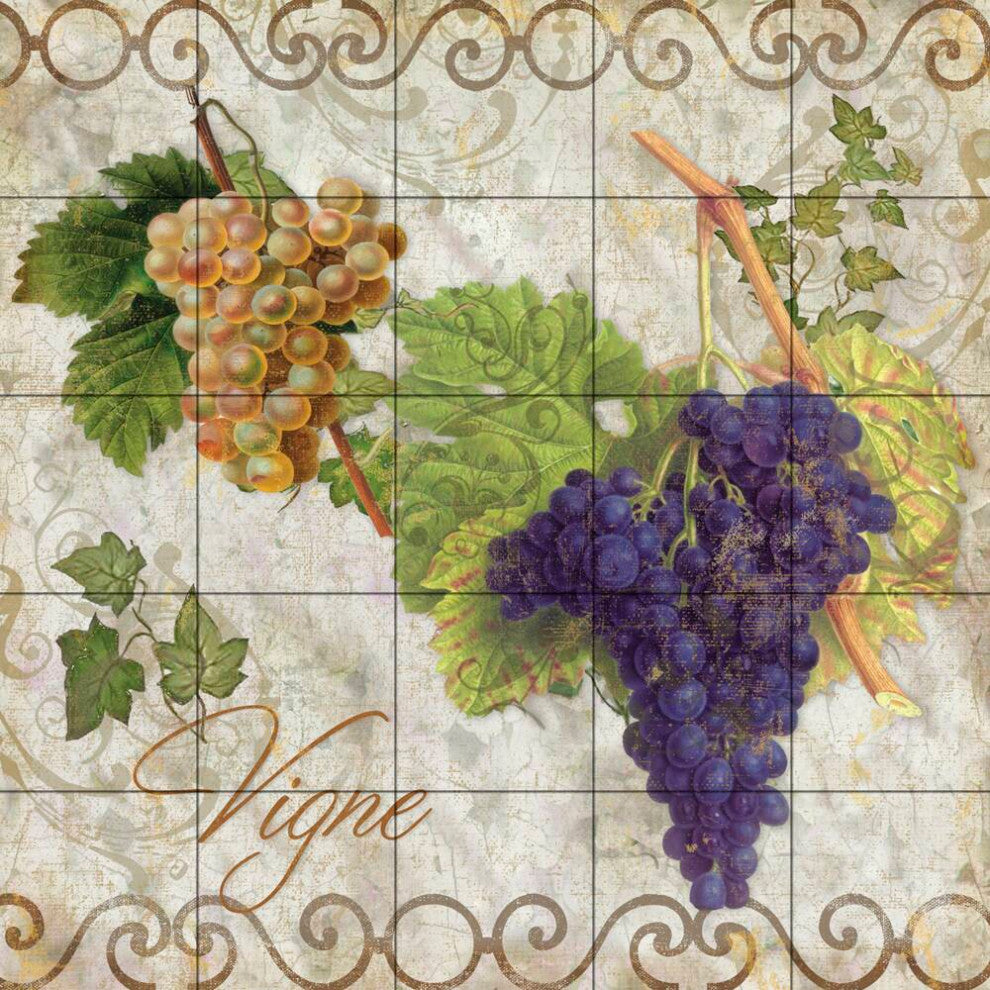 Tile Mural Kitchen Backsplash Pastoral Fruits II-CB by Color Bakery