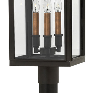 Hinkley Sutcliffe Medium Post Top Or Pier Mount Lantern, Oil Rubbed Bronze