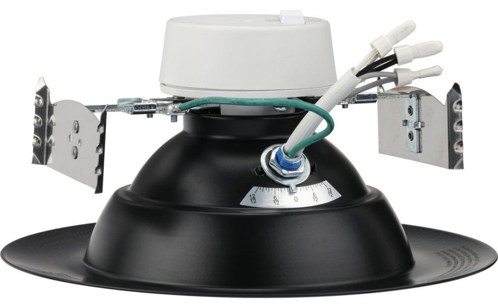 Intrinsic Collection 6" 5-CCT Black LED Eyeball Trim for Recessed Housings