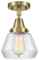Innovations Lighting 447-1C-AB-G172-LED Fulton 1 Light 7" Flush Mount