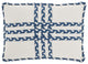 Mina Victory VJ111 Throw Pillow, Navy, 14" x 20"