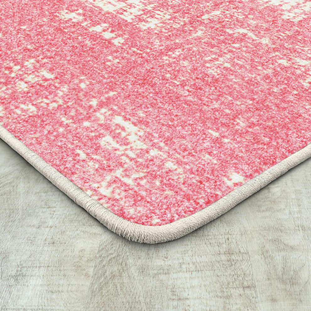 Enchanted 7'8" x 10'9" area rug in color Blush
