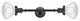 INNOVATIONS 208L-BK-G322 2-Light Bath Vanity Light Matte Black