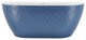 59 Inches Acrylic Freestanding Flatbottom Soaking Bathtub, Drain, Matte Blue