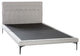 Stratton Full Foundation & Headboard, Bell Basic Light Gray