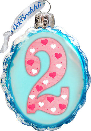 Keepsake 2 Mini Glass Scenic Ornament