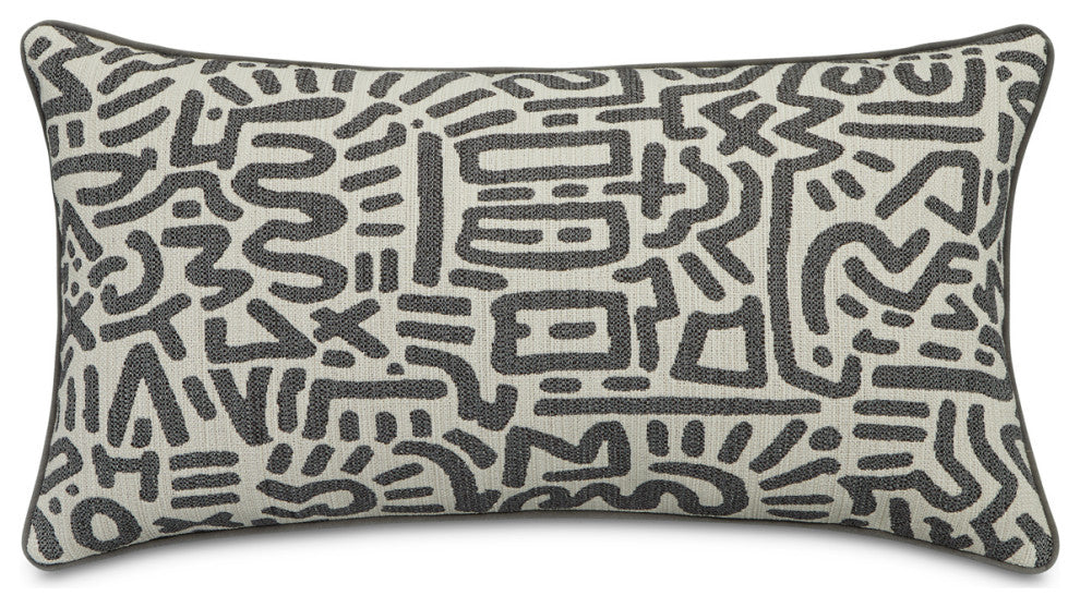 Explorer Halsey 13"x24" Oblong Pillow, Set of 2, Slate