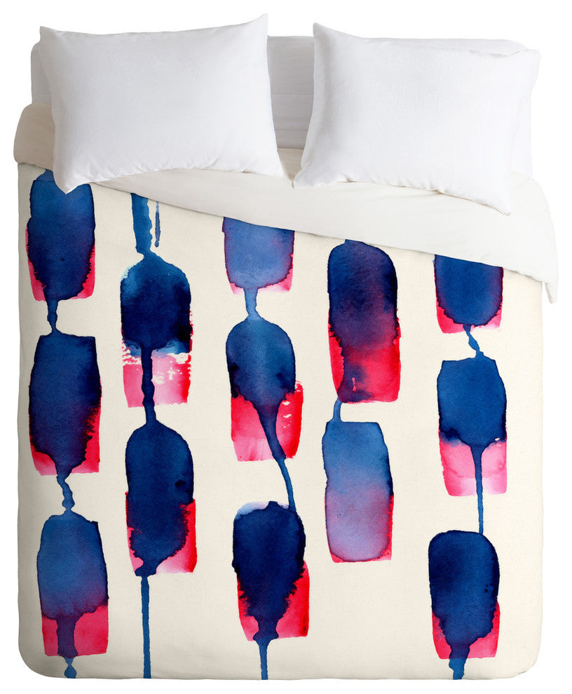 Deny Designs CMYKaren Color Run Duvet Cover - Lightweight