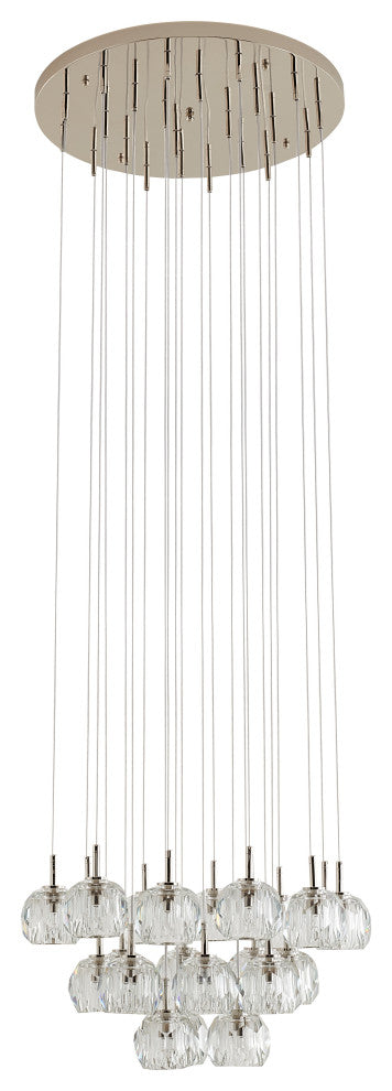 Crystal Cluster Chandelier