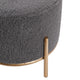 Zanella Gray Sherpa Stool
