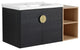 GDF Studio 40" Wall-Mounted Bathroom Vanity, Ceramic Sink & Soft-Close Doors