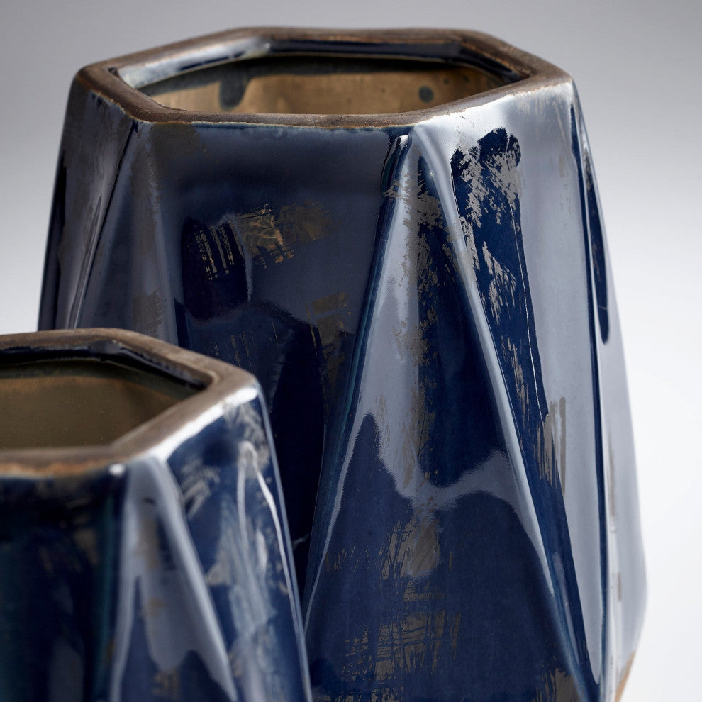 Chamos Planter, BlueLarge