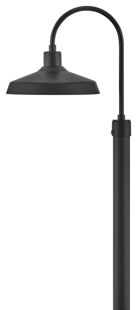 Forge LED Post Top or Pier Mount Lantern, Black