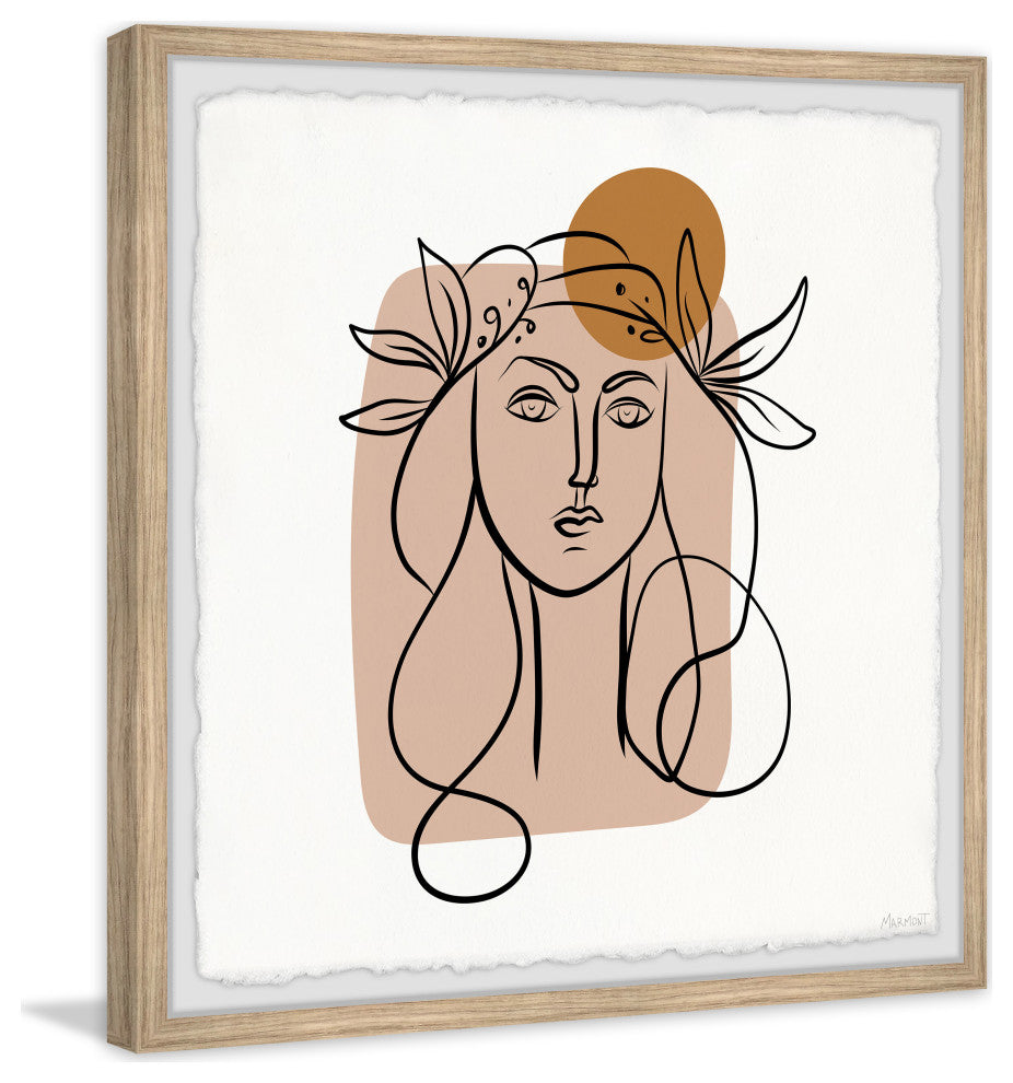 "Queen of the Night" Framed Painting Print, 24x24