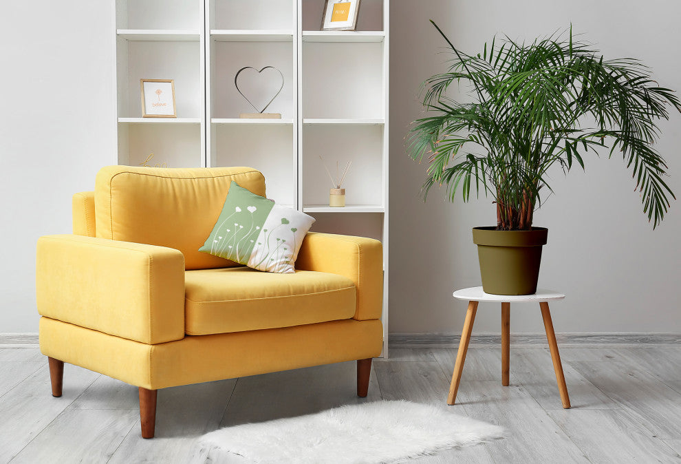 Growing Love Decorative Throw Pillow, Fresh Green, 16"x16"