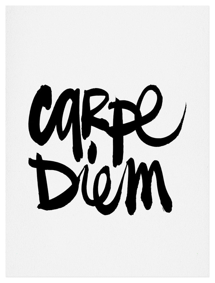 Deny Designs Kal Barteski Carpe Diem Art Print