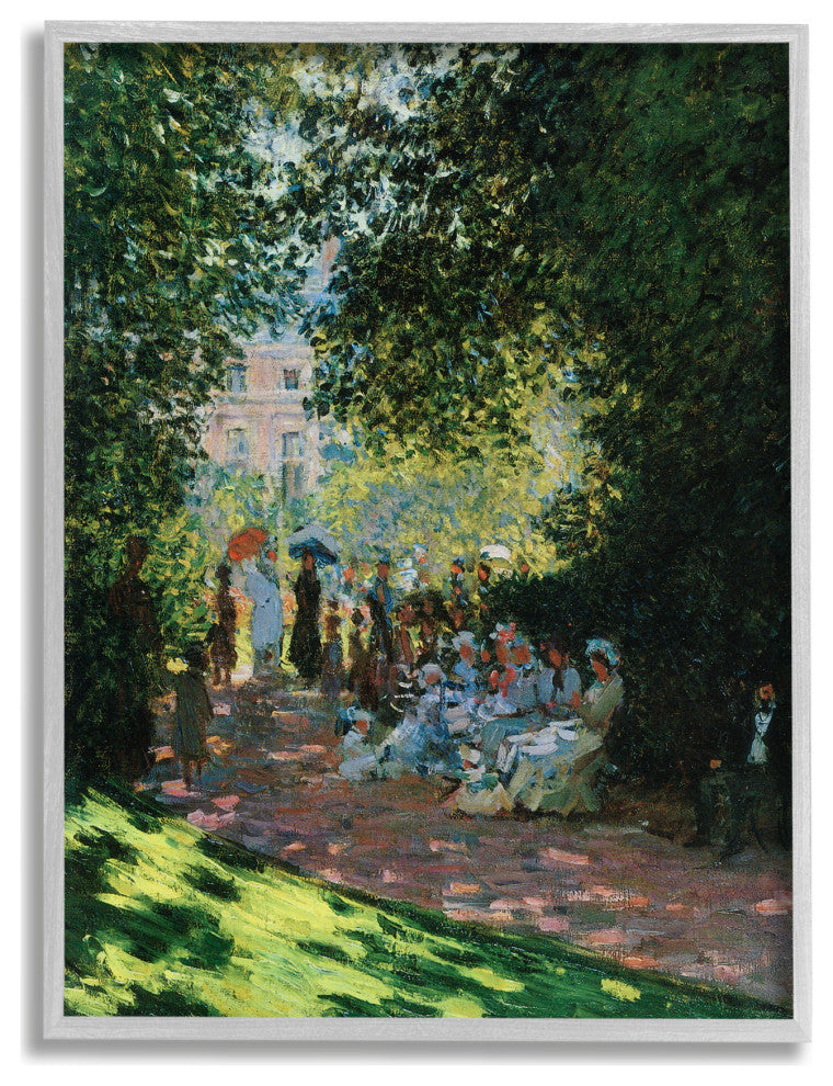 Parisians In Parc Classical Painting Style, 24 x 30
