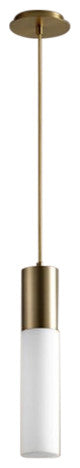 Magnum Pendant Light in Aged Brass