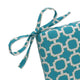 Hockley Squared Corners Chair Cushion, Teal