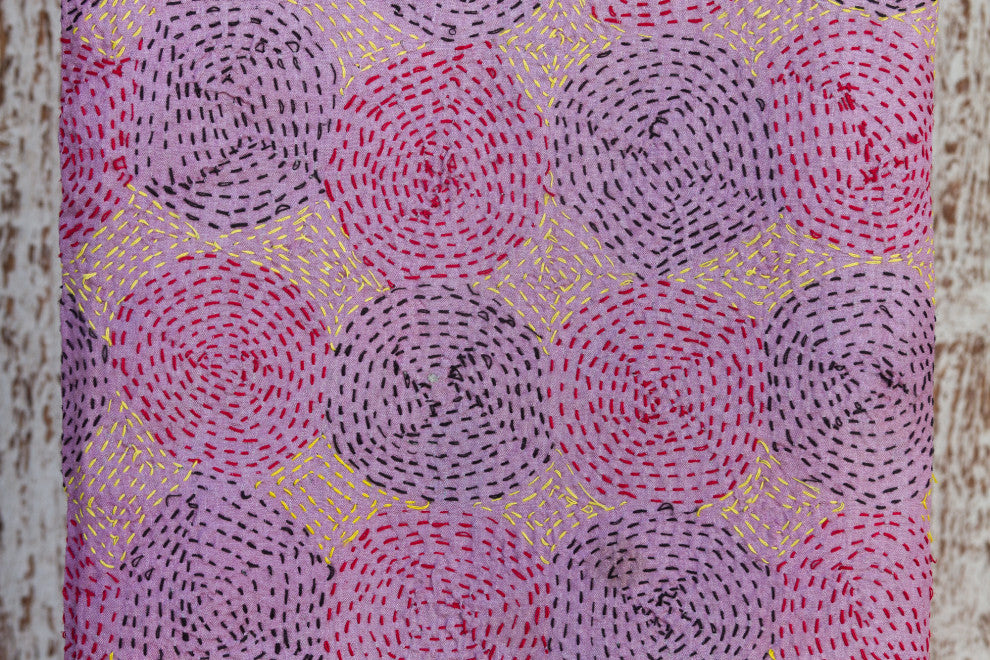 Cali Silk Kantha Throw