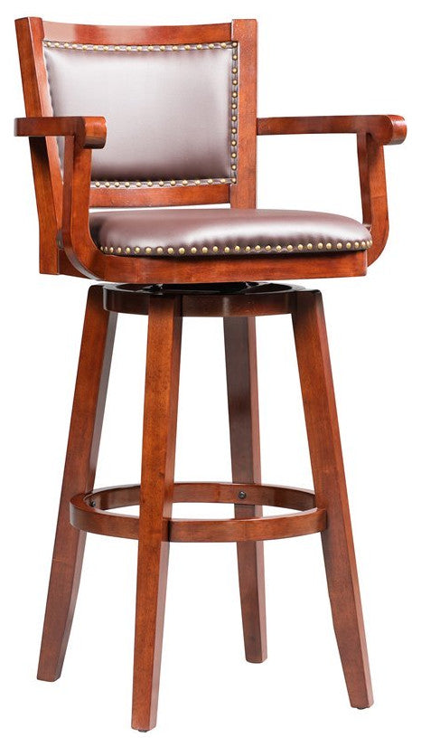 Broadmoor Swivel Extra Tall Barstool [Cherry]