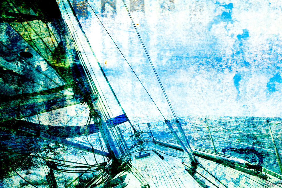 "Marina" Fine Art Canvas Print, 36"x24"